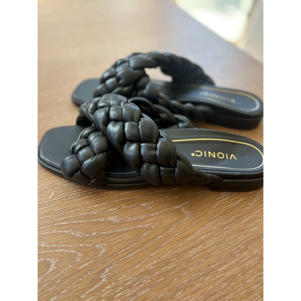 Vionic Women's Kalina Braided Slide Sandals Size 9 - Picture 4 of 7